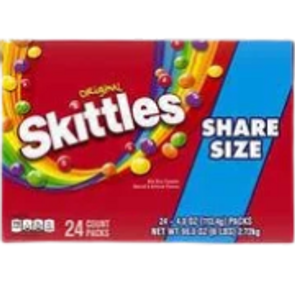 SKITTLES 24CT ORIGINAL KG 6/CS