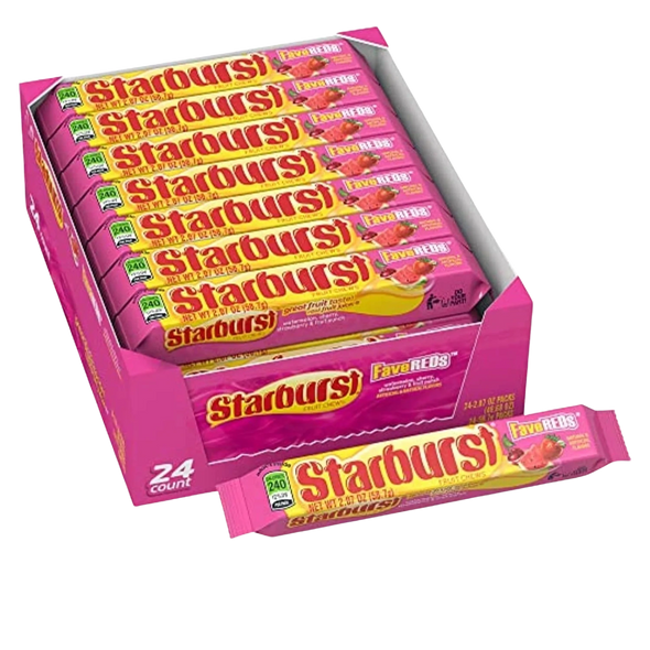 STARBURST 24CT FAVE REDS