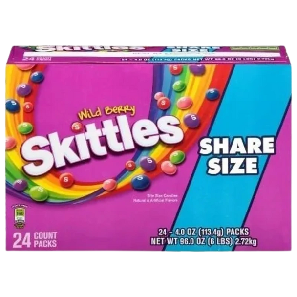 SKITTLES 24CT WILD BERRY KING*