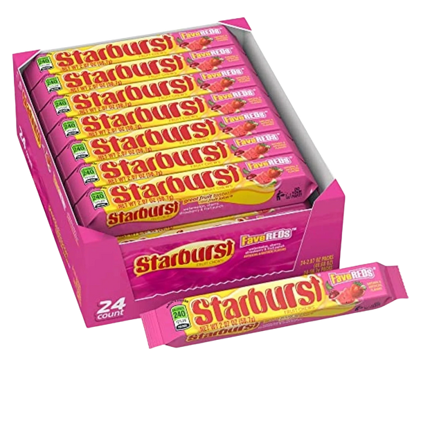 STARBURST 24CT FAVE REDS