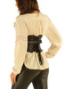 Leather corset top - back
