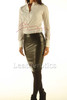 Black Leather Pencil Skirt