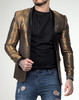 Gold Blazer Mens UK