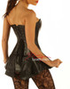 Corset Leather skirt - Back