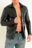 Mens Fine Leather Shirt  1