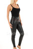 Leather pants slim fit 2