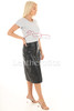 women knee length leather skirts - Perspective View