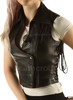 Soft Leather Waist Coat - front