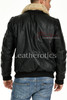 Leather Jacket With Fur Collar 2