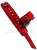Red Suede Leather Arm Cuffs 1