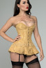 Brocade Gold Corset Dress