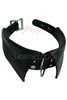 leather bondage collar - front
