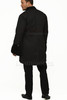 Victorian Coat Black Cotton - back