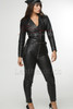 Custom Made One Piece Leather Suit For Men Women