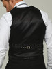 Brocade Vest Waistcoat - back