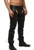 Mens Assless Leather Chaps