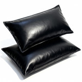 Goat Nappa Soft Read Leather Made Pillow cover set