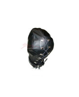 Soft Leather slave mask with open mouth