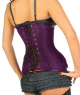Purple Underbust Corset - Back View