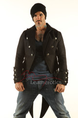Men's Black Tailcoat Vintage top Gothic Steampunk Jacket Men's Black Tailcoat Vintage top Gothic Steampunk Jacket