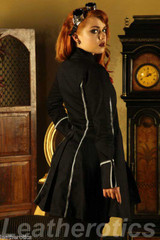 steampunk jacket womens - side view
