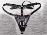 Leather Sex harness bondage belt