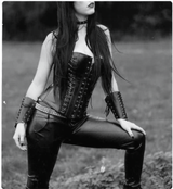 Leather Goth Corset