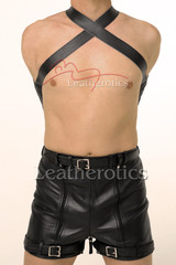 Leather armbinder - front