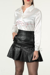Leather skirt sk29 2