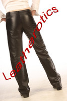 real leather men's dress trousers img3