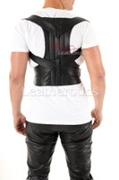 Mens Leather Posture spinal Support  