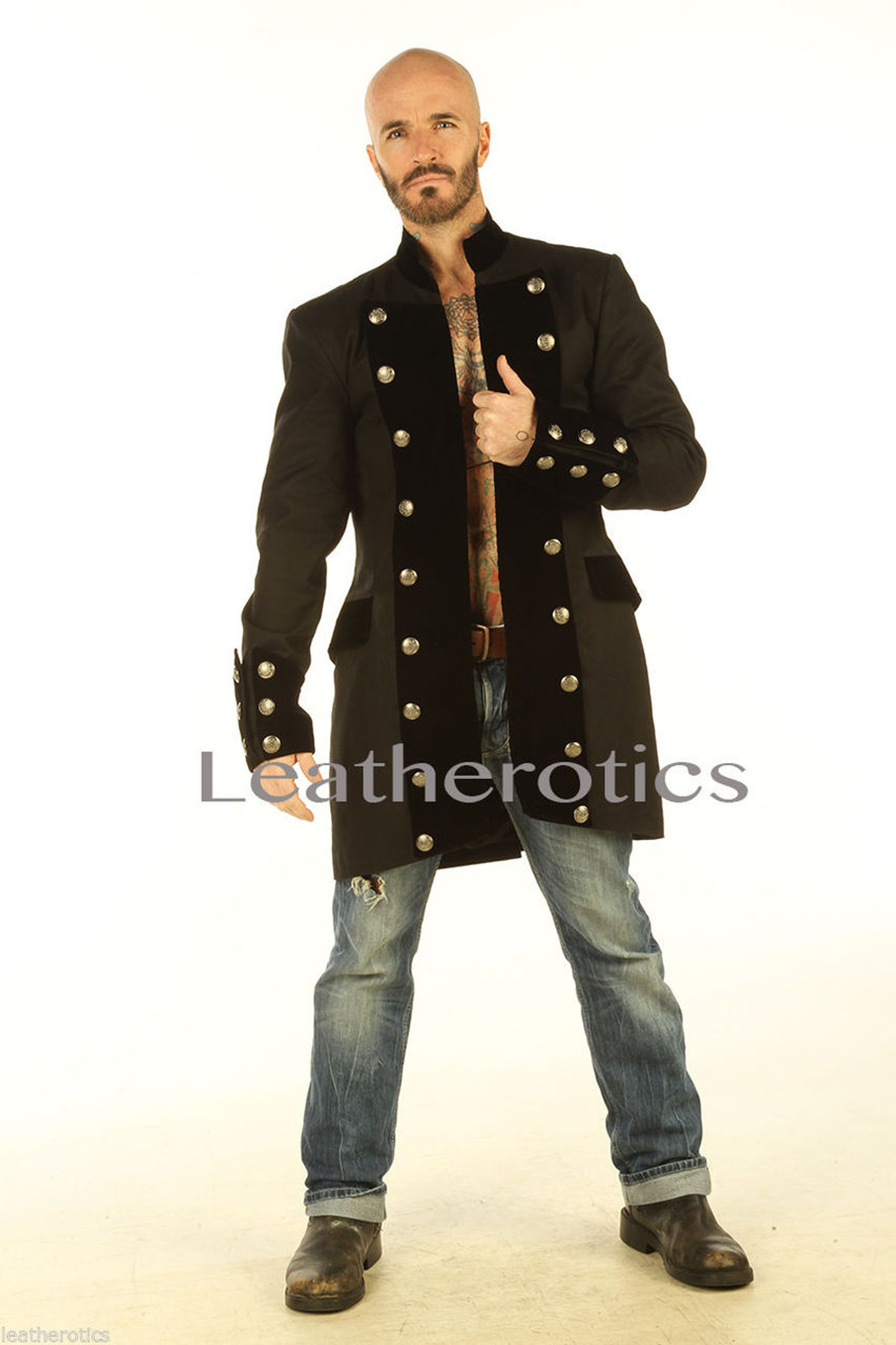 Gothic style coat clearance