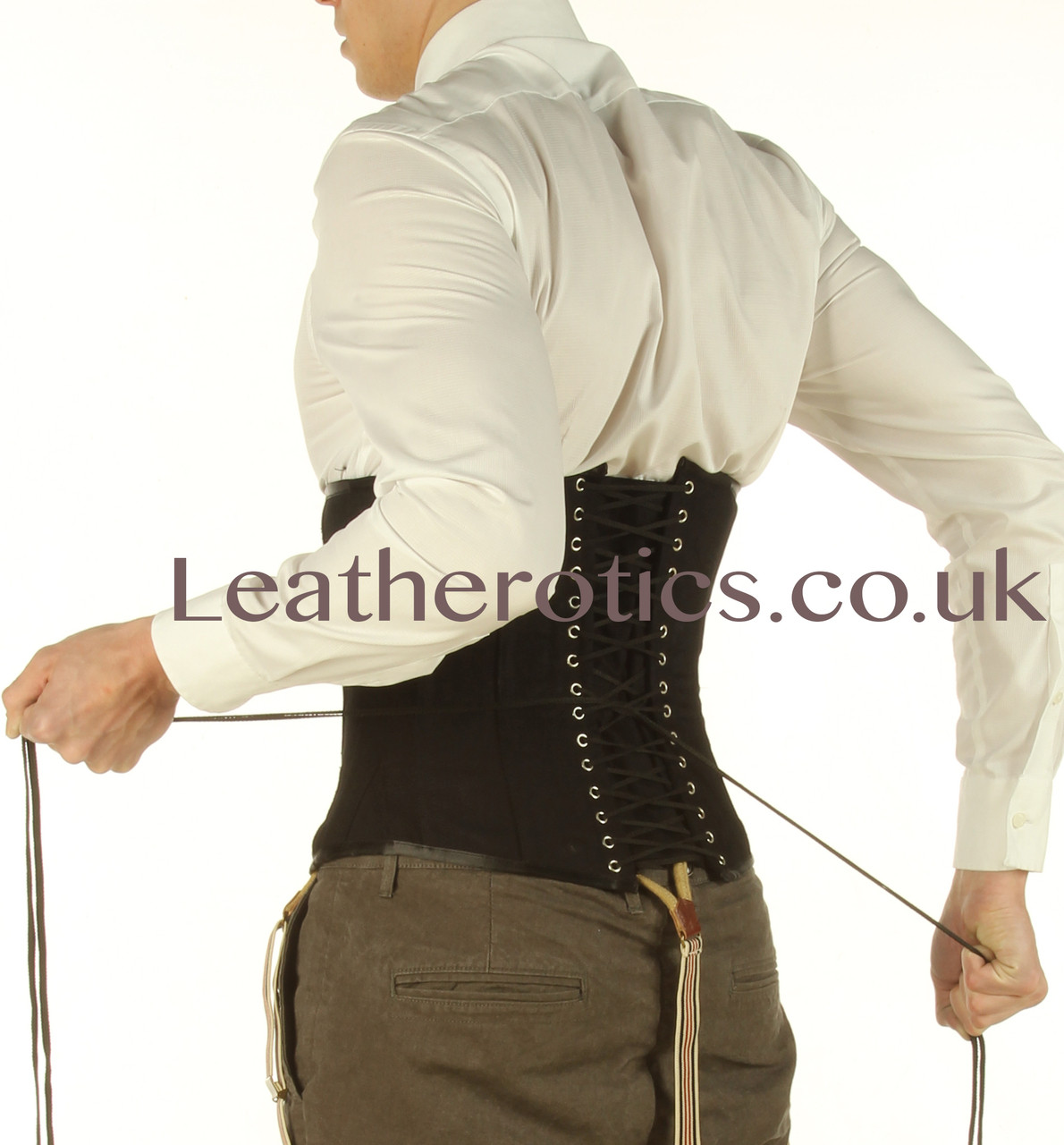 Mens underbust corset steel boned Man corset