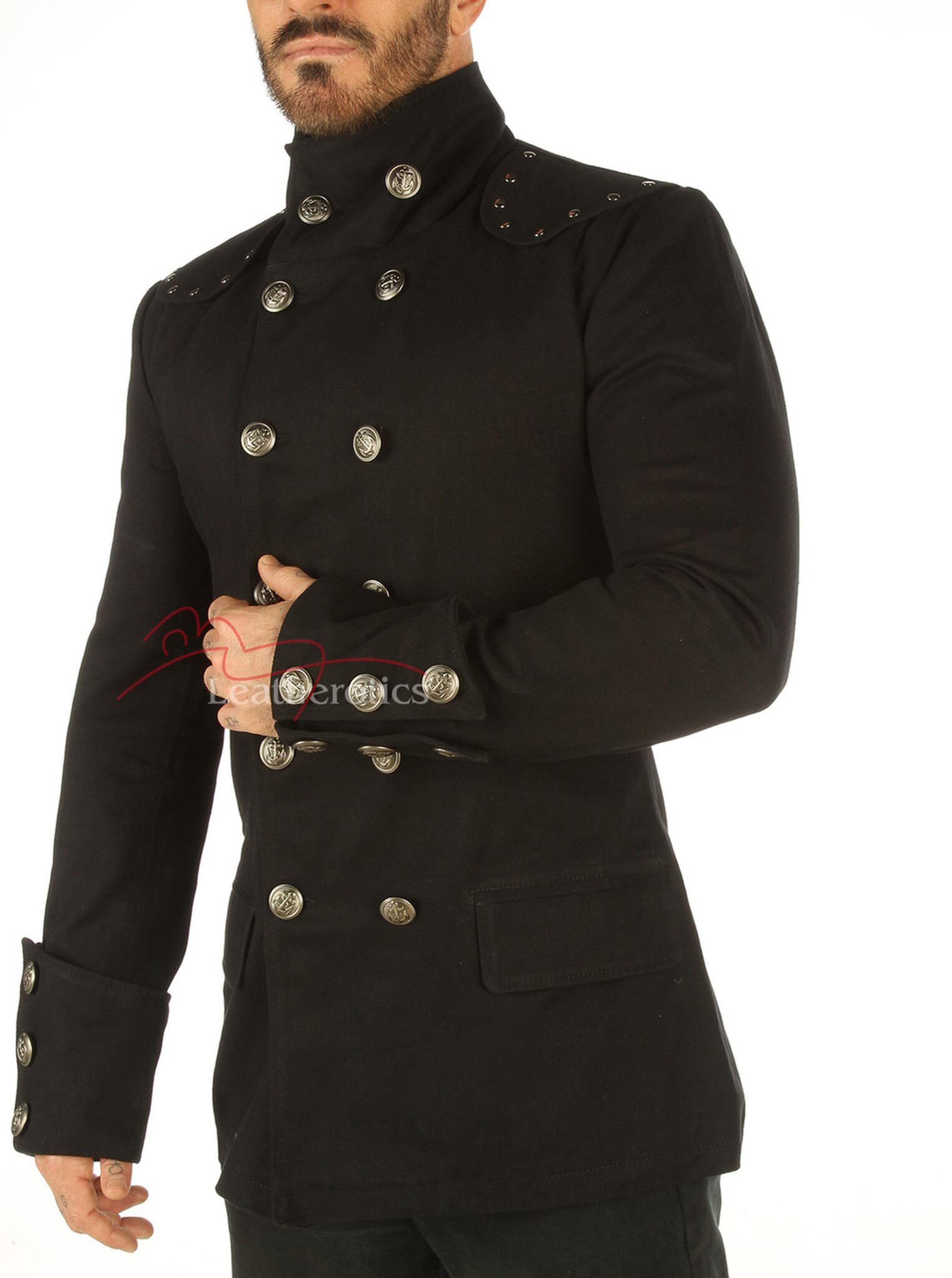 steampunk clothing | mens military waistcoat | mens vest top