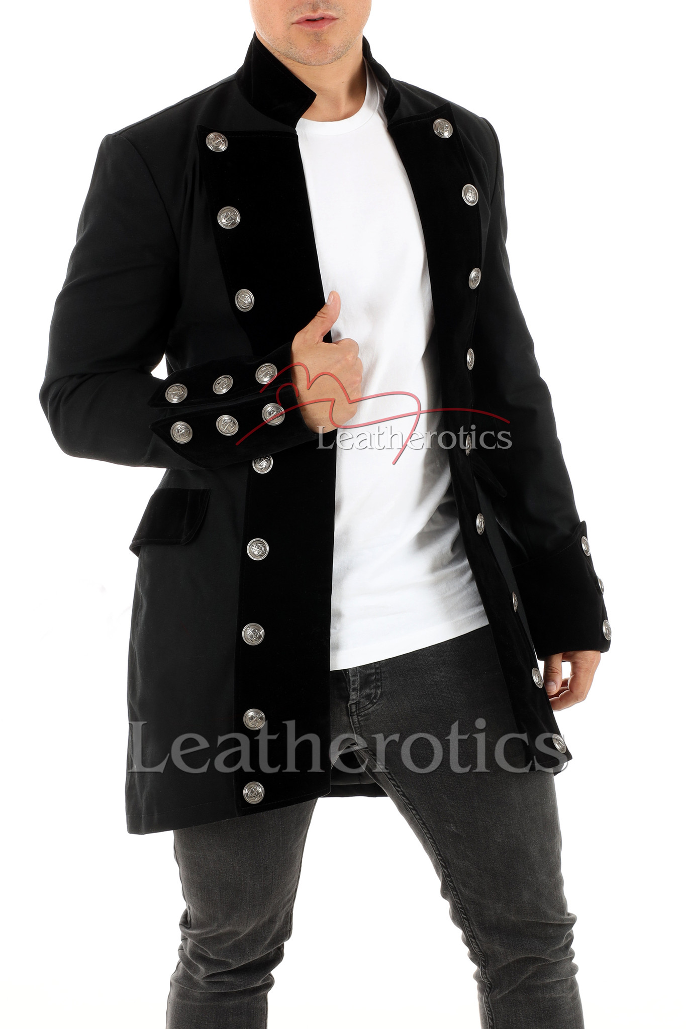 mens fitted coat