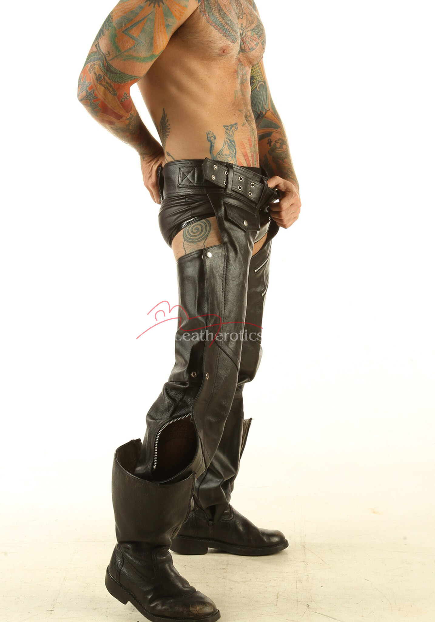 mens leather chaps