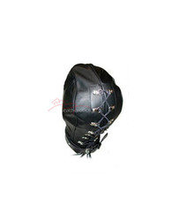 Soft Leather slave mask with open mouth