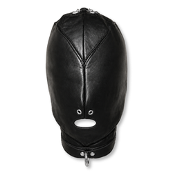 Leather open mouth mask