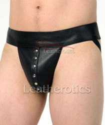 Leather Jockstrap 025 - front