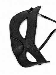 Real Leather Made cateye face mask
