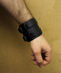 leather wrist band