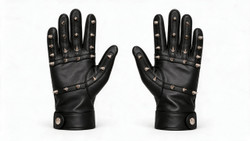 Bdsm gloves for punishment real leather made