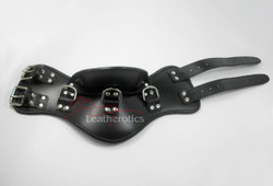 Leather Neck Collar - opened