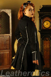 steampunk jacket womens - side view
