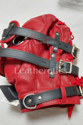 Red Leather Mask M6 4