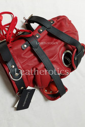 Red Leather Mask M6 3