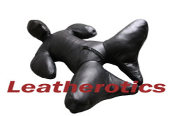 Leather Bodybag Bondage B-Suit with Mask Restraint Gimp suit pic 11