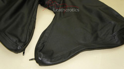 Leather Bodybag Bondage B-Suit with Mask Restraint Gimp suit pic 5