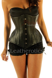 Perforated Leather Corset Underbust