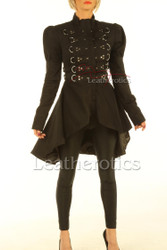 Gothic Fashion for Women, long fitted jacket